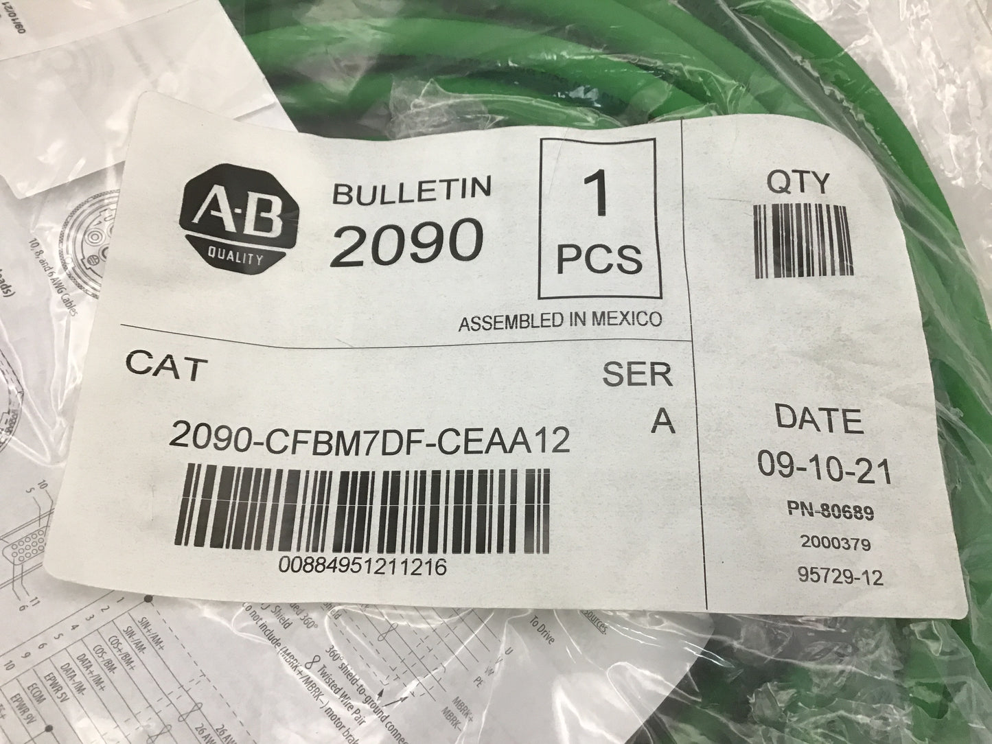 Cable - Allen Bradley - 2090-CFBM7DF-CEAA12