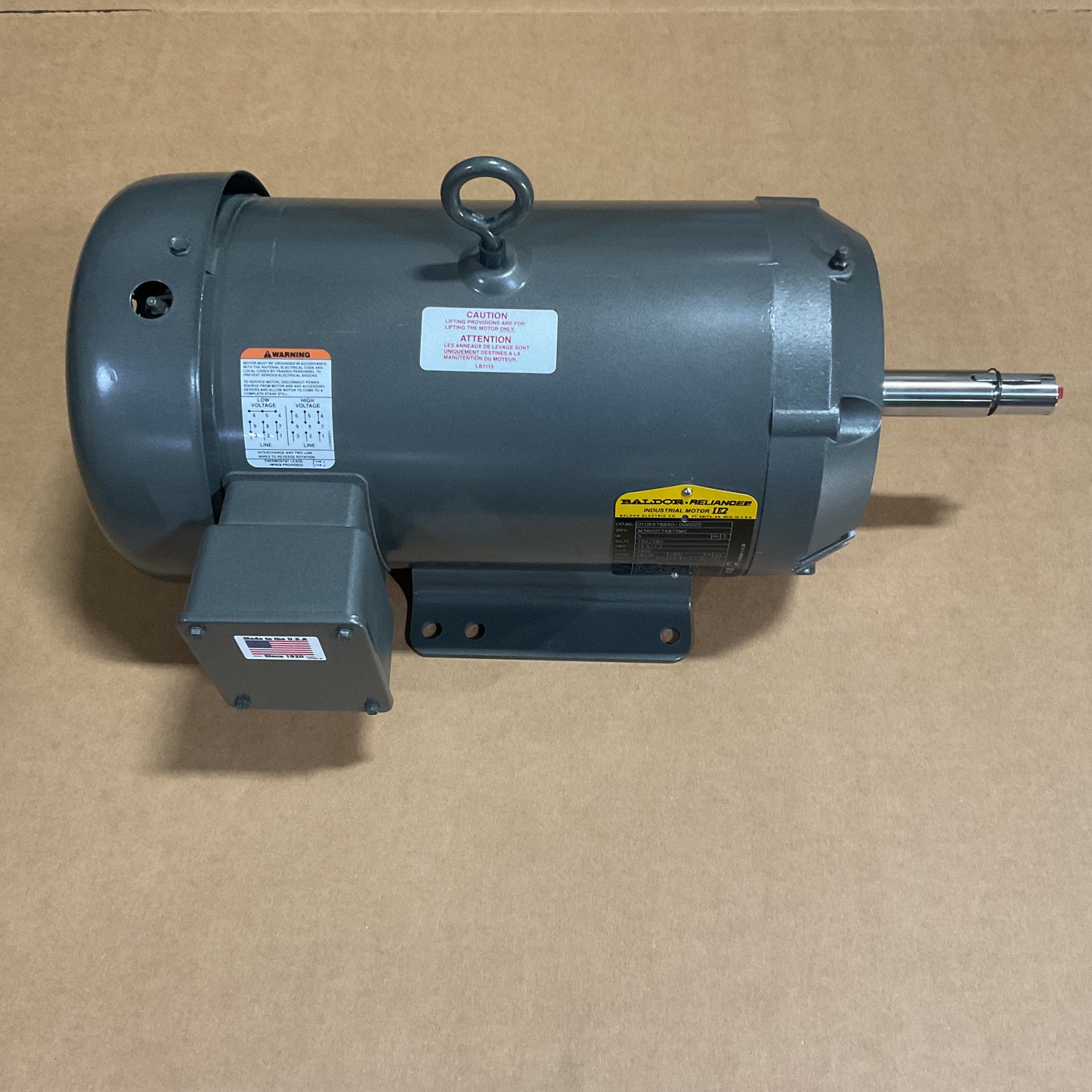 Industrial Motor - Baldor Reliance - M36H017X875MH